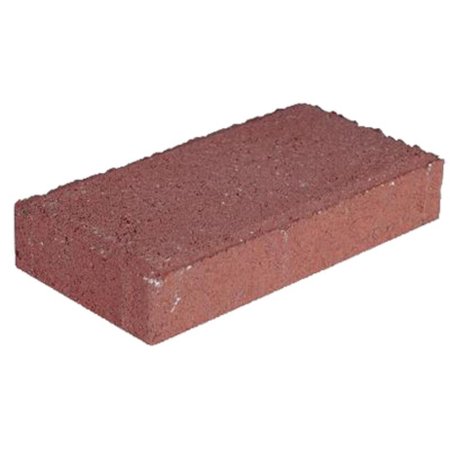 OLDCASTLE 4X8X45 Red Hollan Paver 10502165